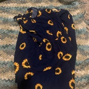 Sunflower maxi dress